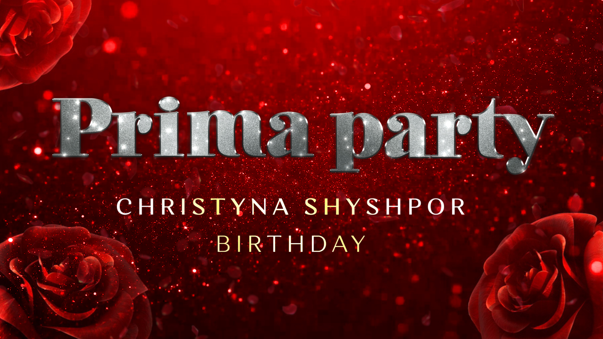PRIMA PARTY by KRYSTYNA SHYSHPOR